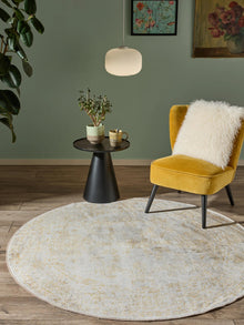 Washable Rug Miray Beige/Yellow
