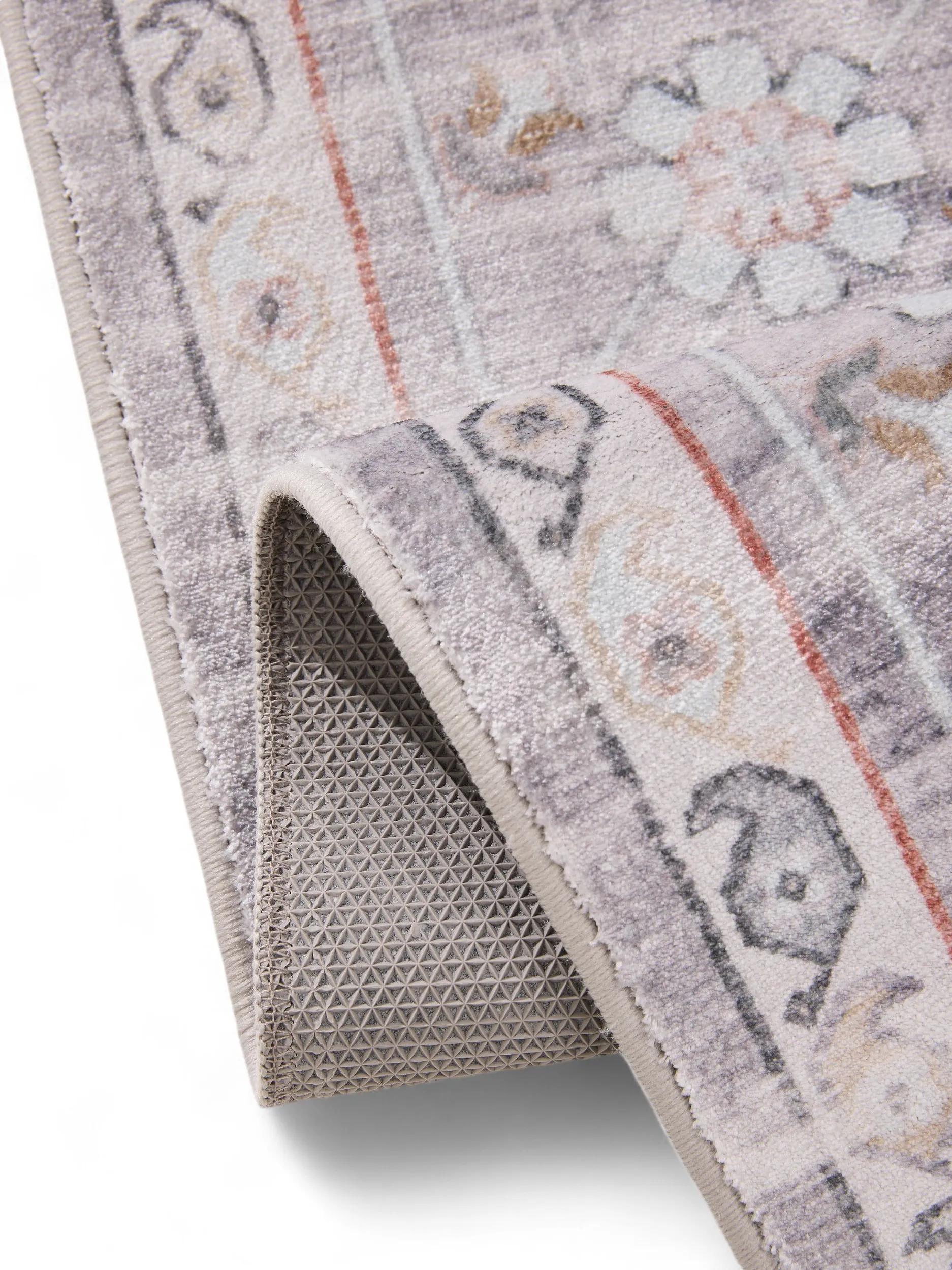 Washable Rug Miray Grey