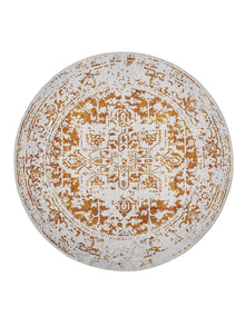 Tapis lavable Miray Gris/Orange