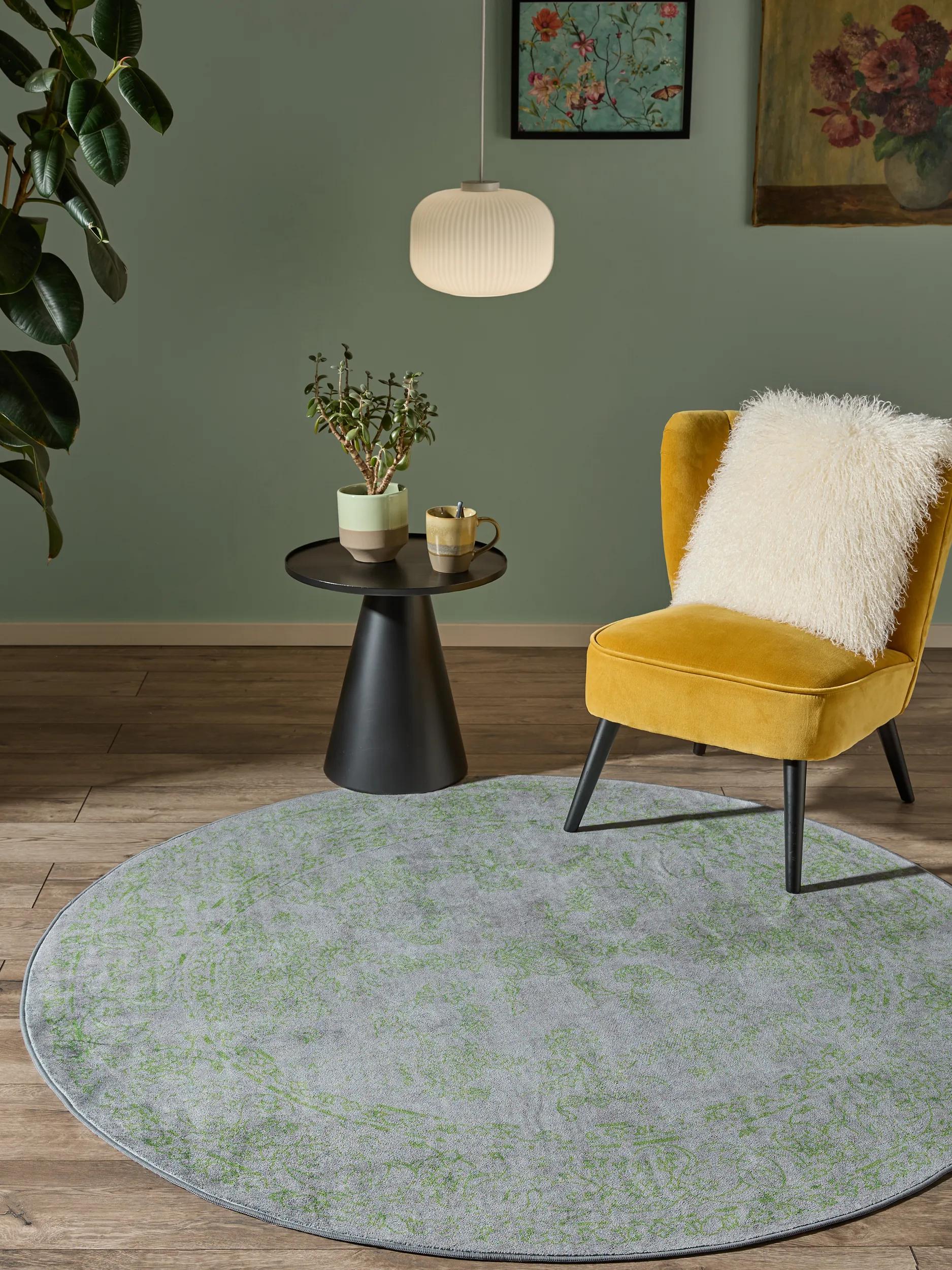 Washable Rug Miray Grey/Green