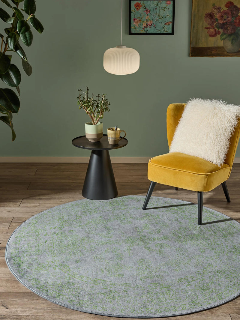 Washable Rug Miray Grey/Green