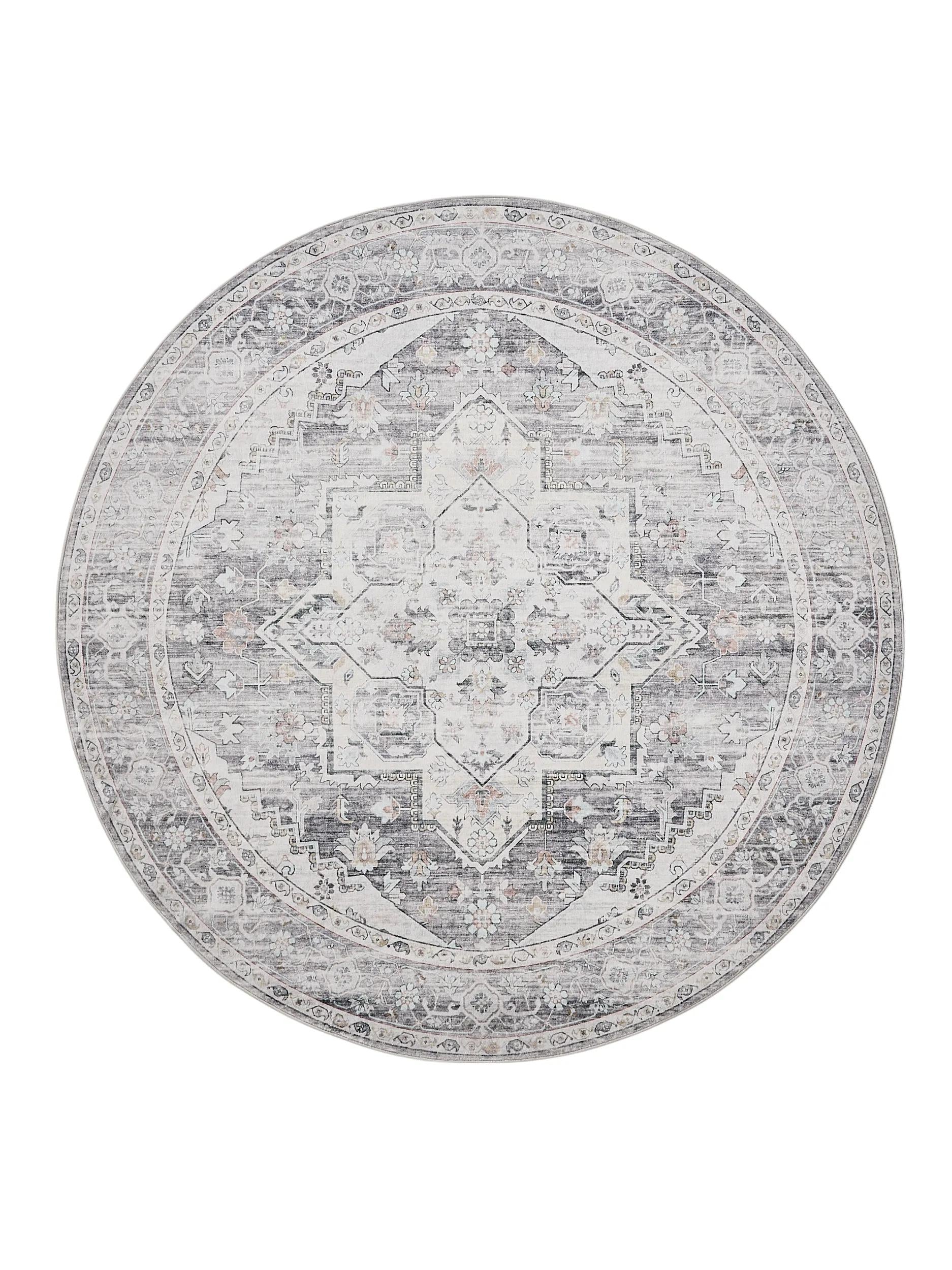 Washable Rug Miray Grey