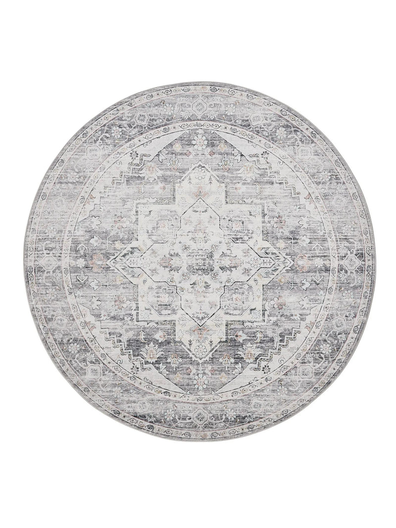 Washable Rug Miray Grey