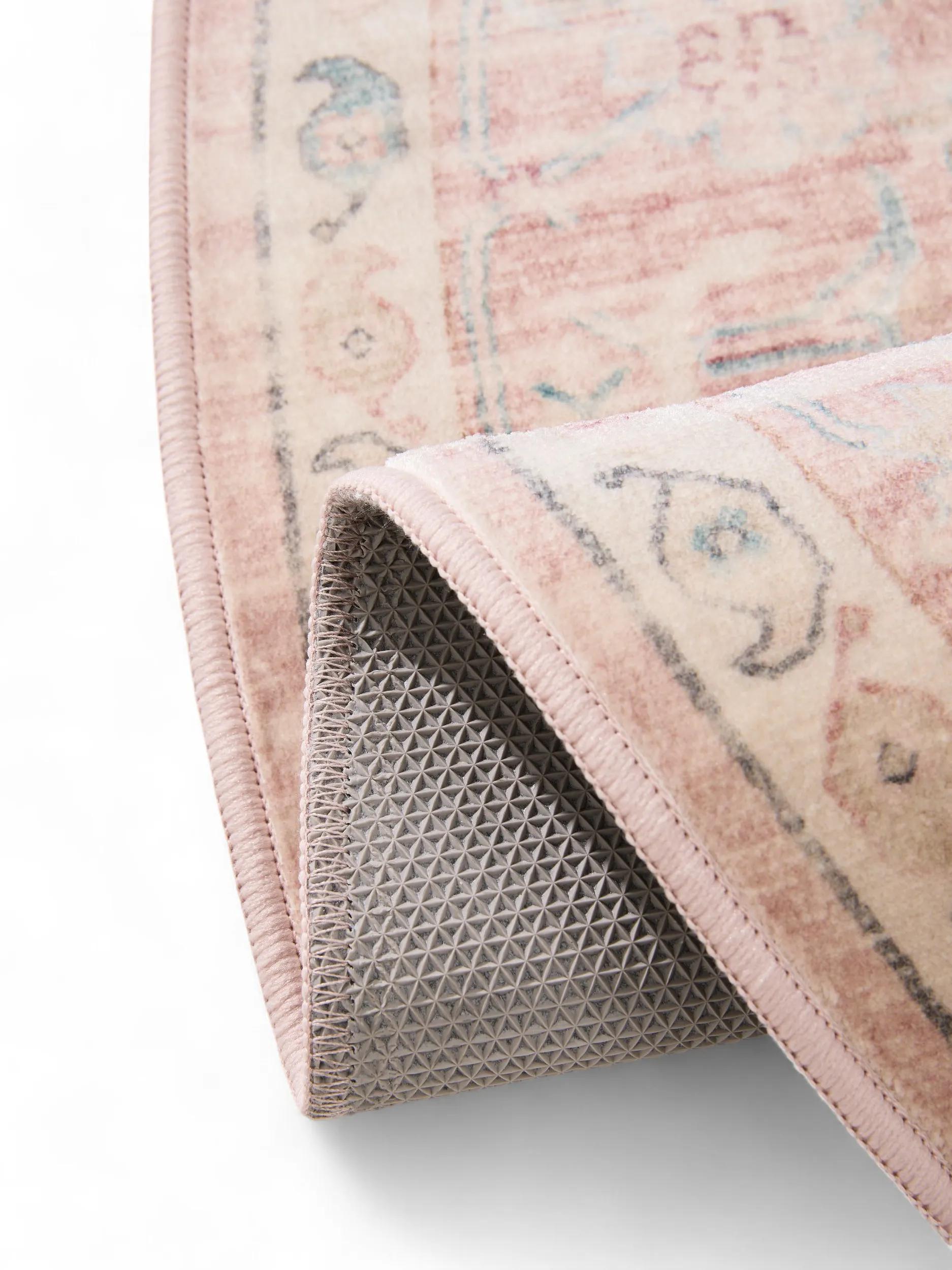 Tapis lavable Miray Rose