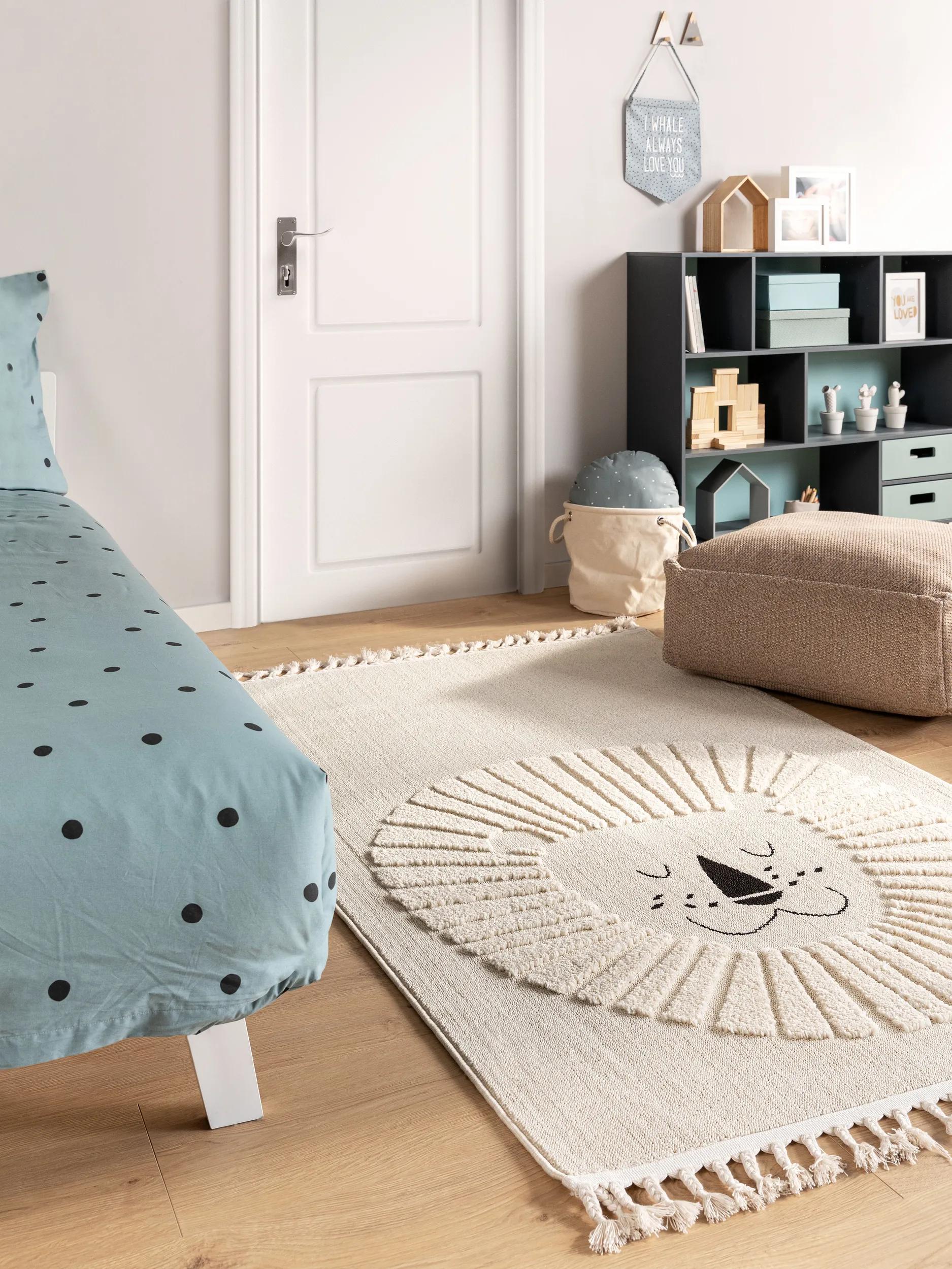 Tapis pour enfants Momo crème