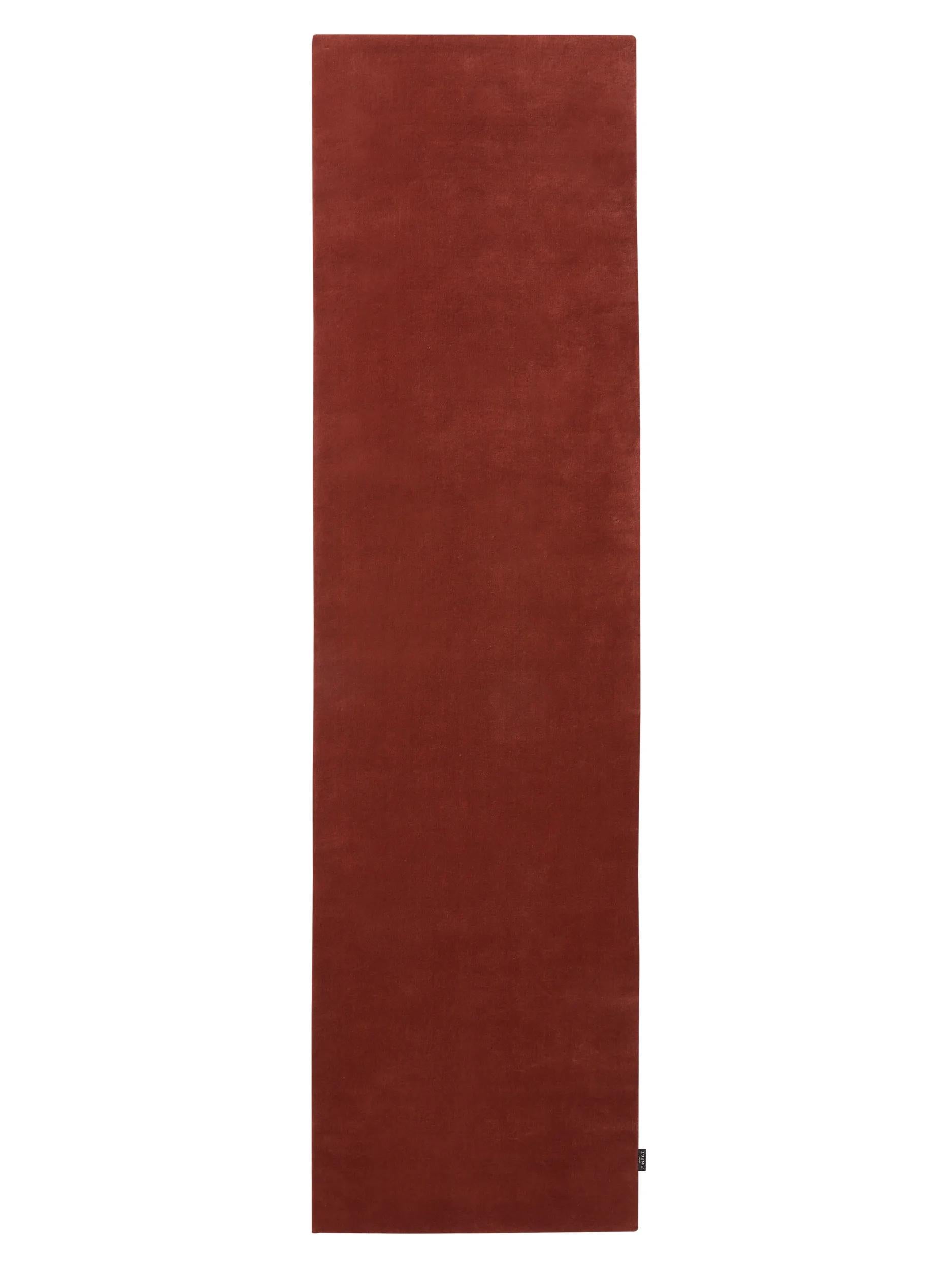 Alfombra de lana Mono Terracota