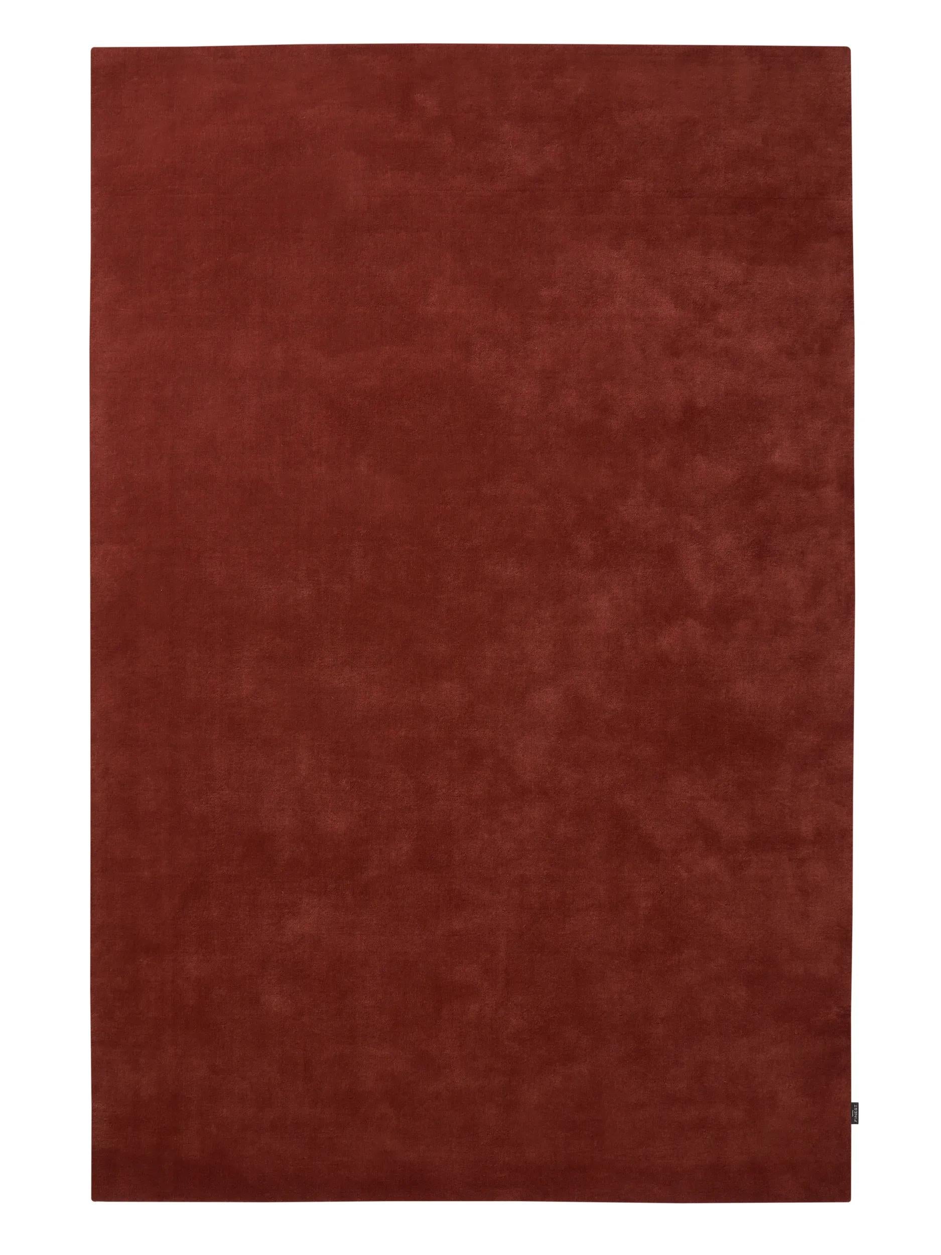 Alfombra de lana Mono Terracota