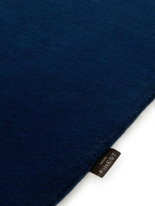 Alfombra de lana Mono azul