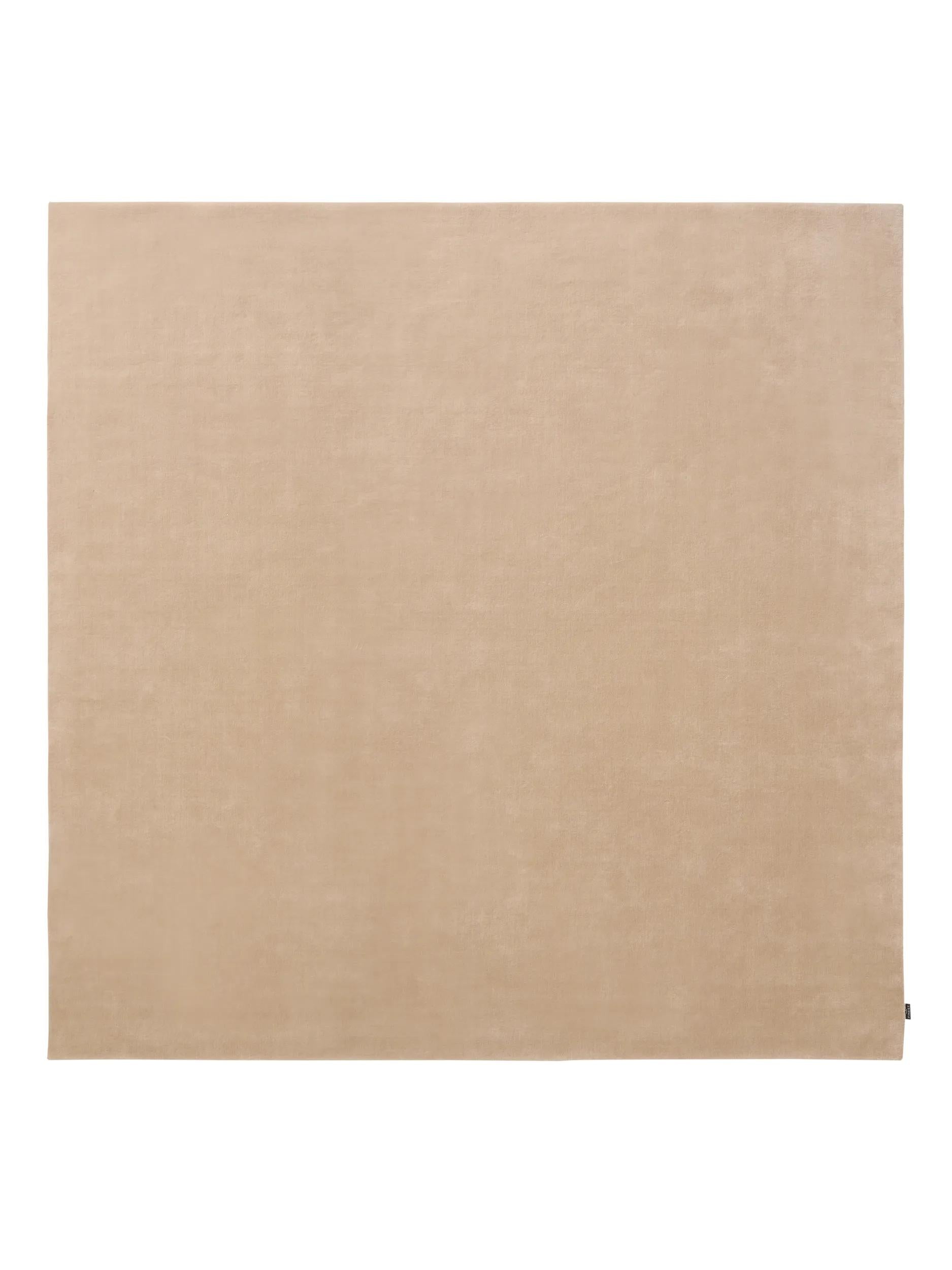 Wool Rug Mono Beige