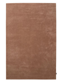 Wollteppich Mono Hellbraun