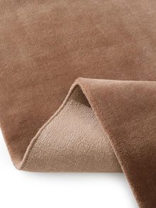 Wool Rug Mono Light Brown