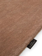 Wool Rug Mono Light Brown