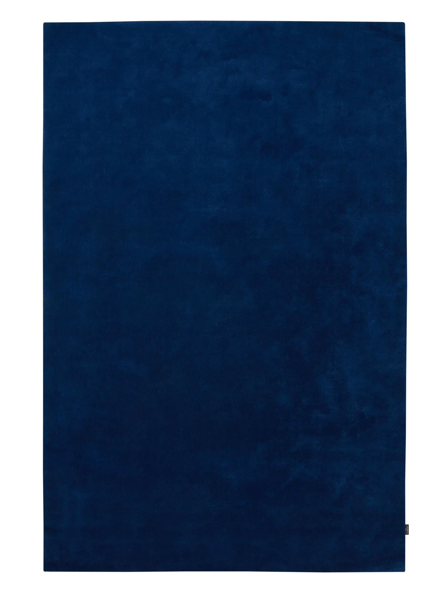 Alfombra de lana Mono azul