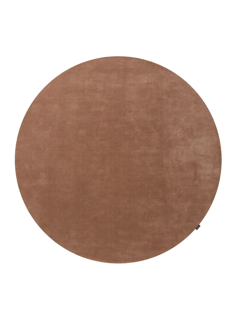 Wool Rug Mono Light Brown