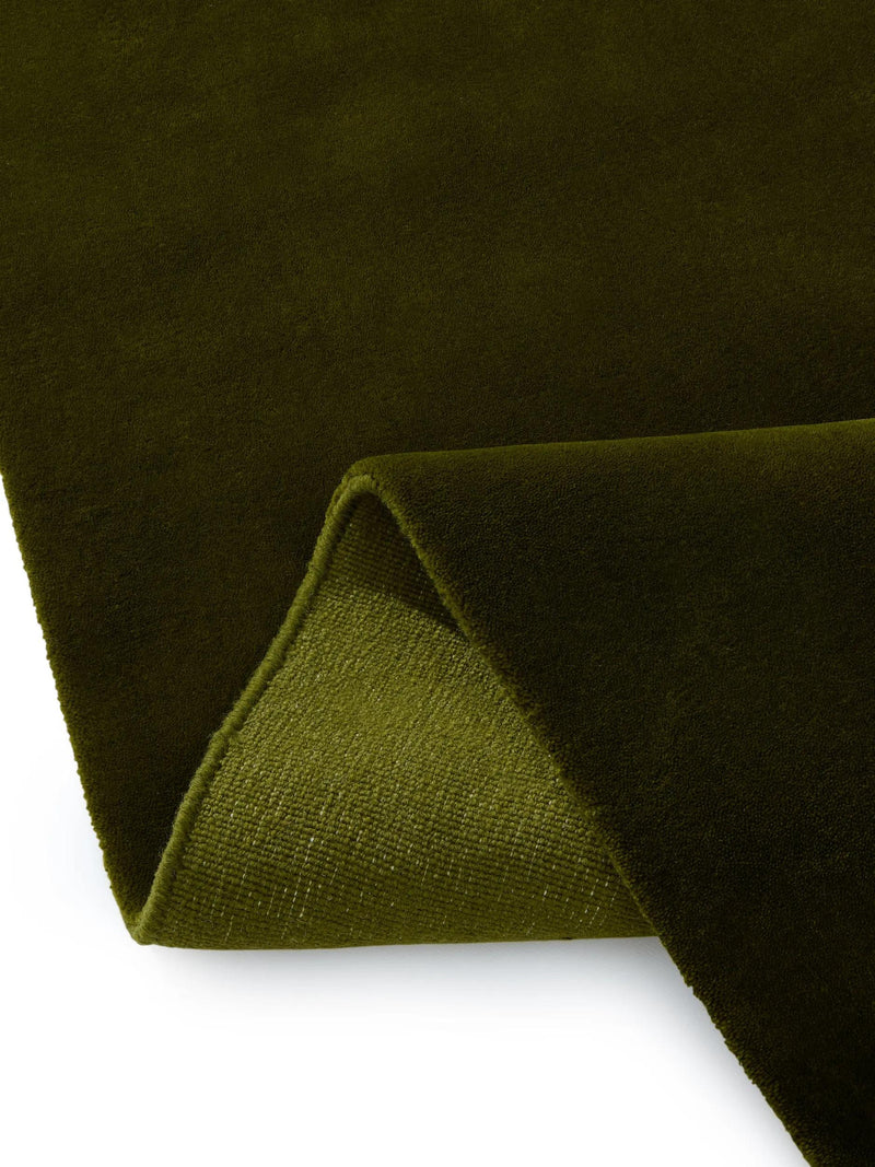Alfombra de lana Mono verde