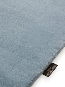 Wool Rug Mono Light Blue