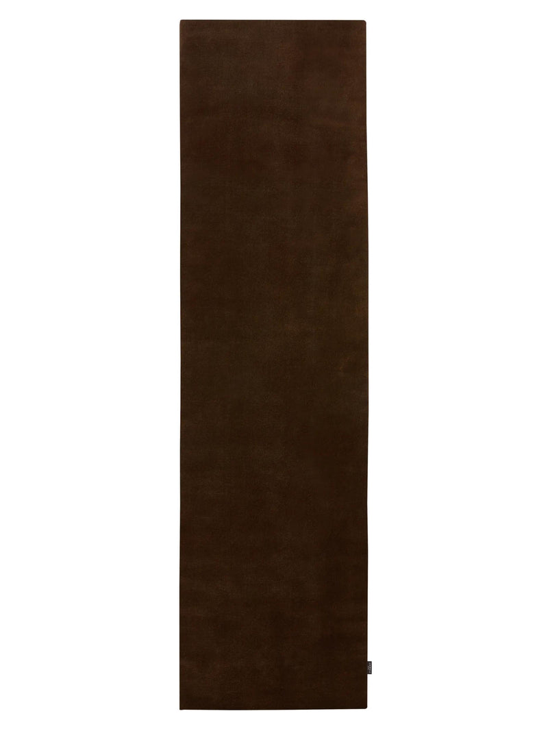 Wool Rug Mono Dark Brown