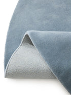 Wool Rug Mono Light Blue