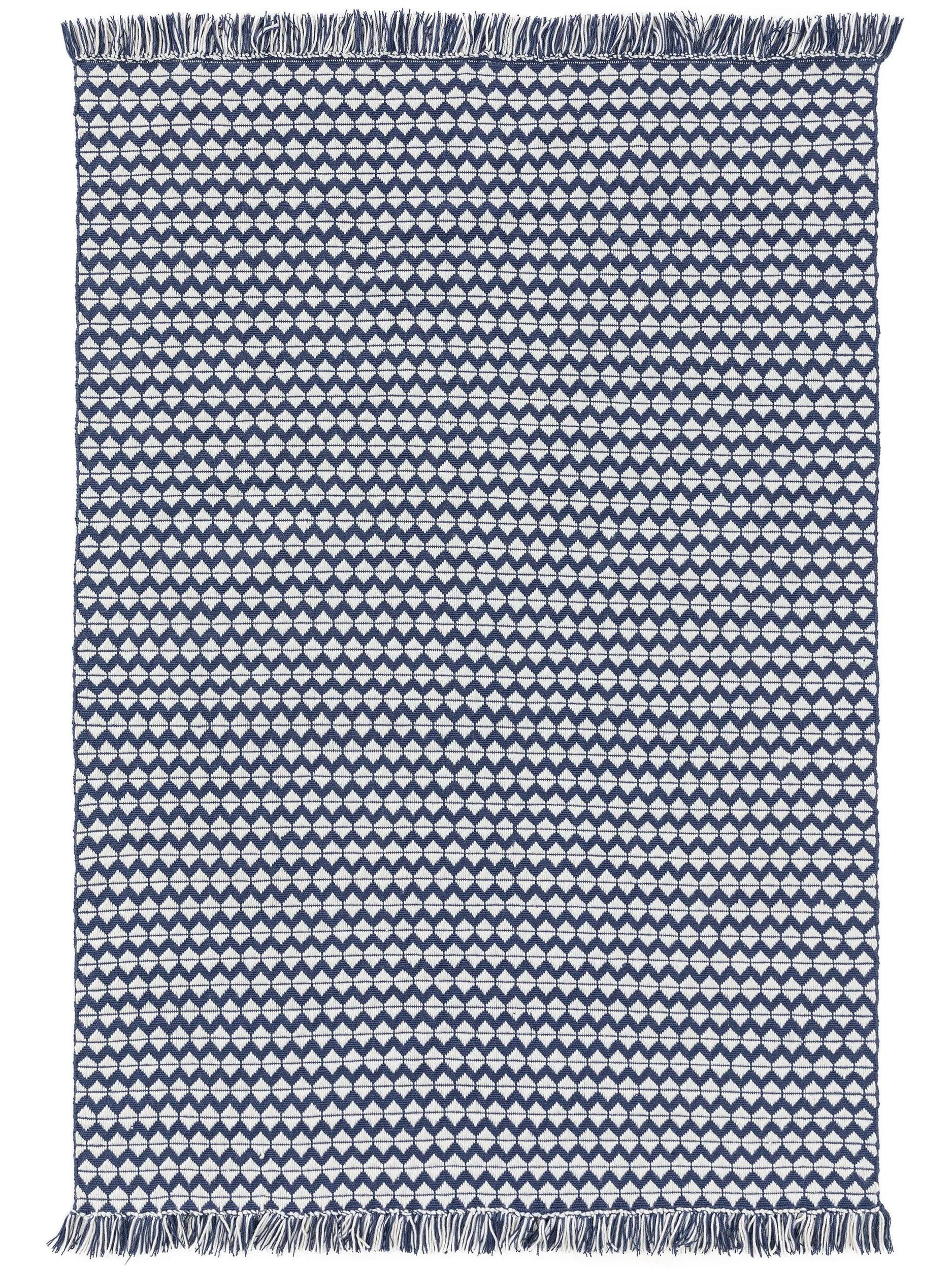 Rug made from recycled material Morty Dark Blue