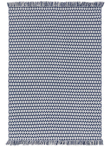 Rug made from recycled material Morty Dark Blue