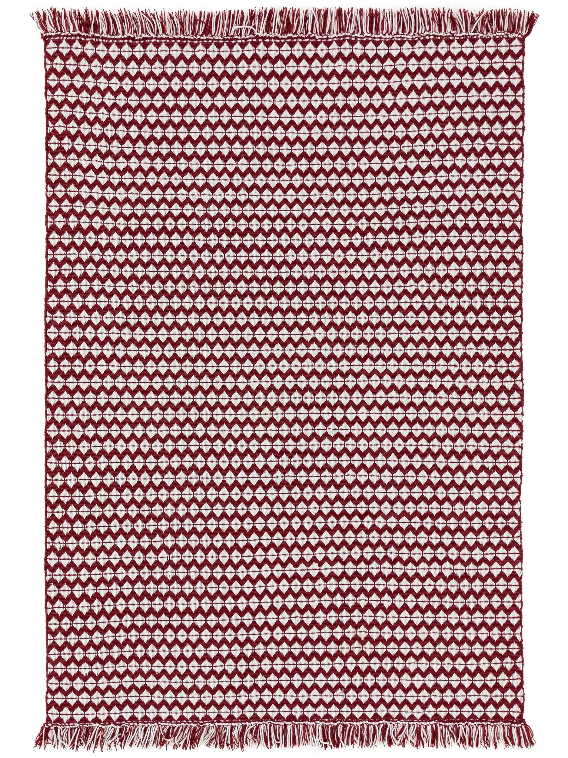 Rug made from recycled material Morty Red