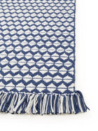 Rug made from recycled material Morty Dark Blue