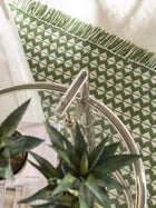 Tapis fabriqué à partir de matériau recyclé Morty Green