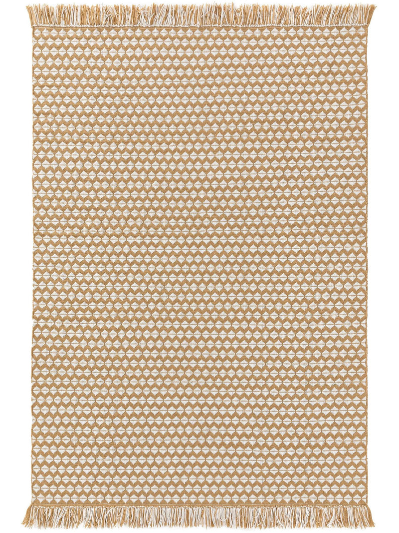 Rug made from recycled material Morty Yellow