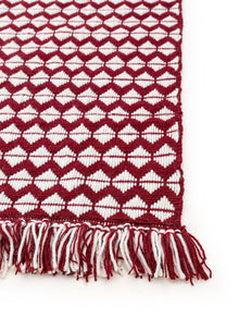Rug made from recycled material Morty Red