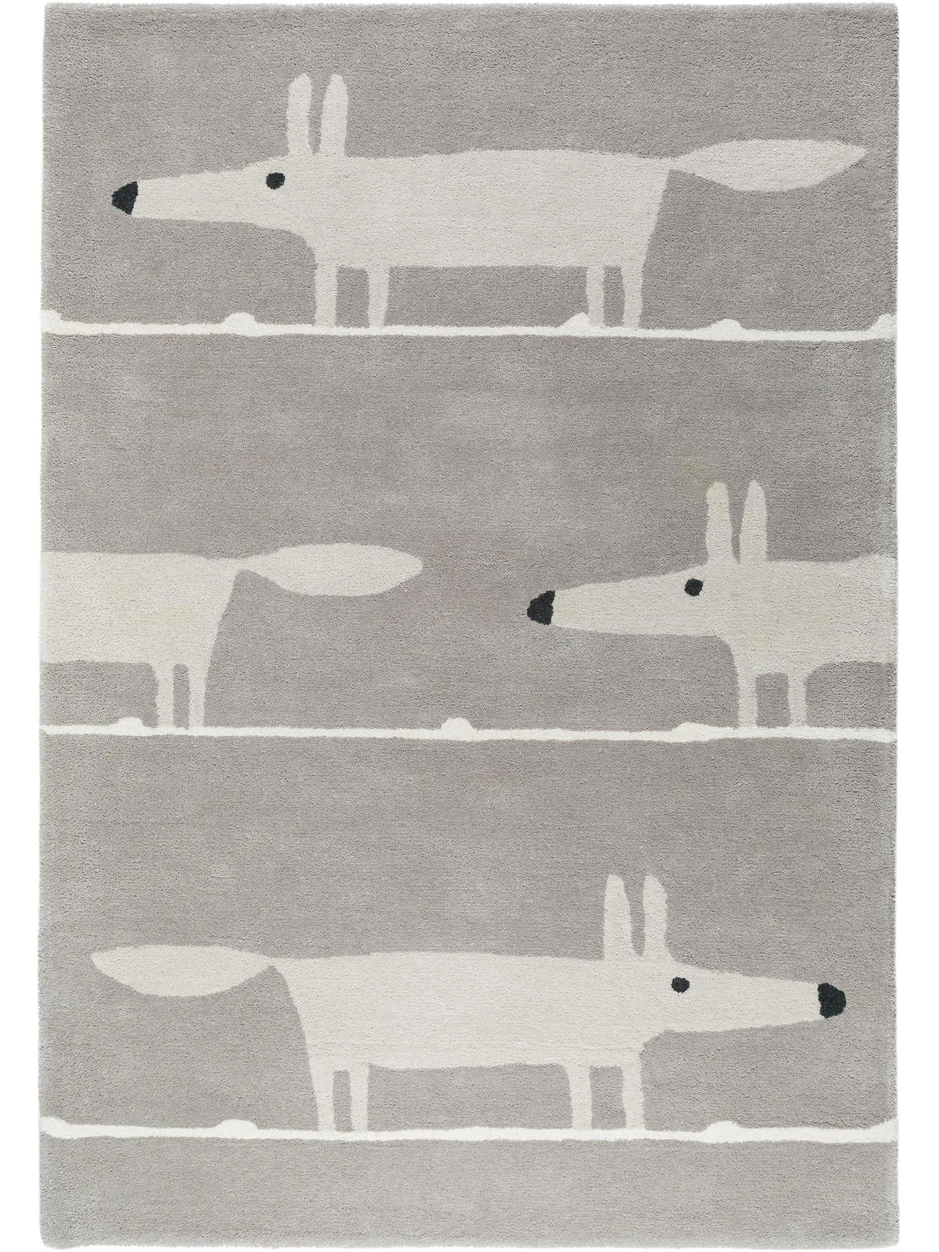Wool Rug Mr. Fox Grey