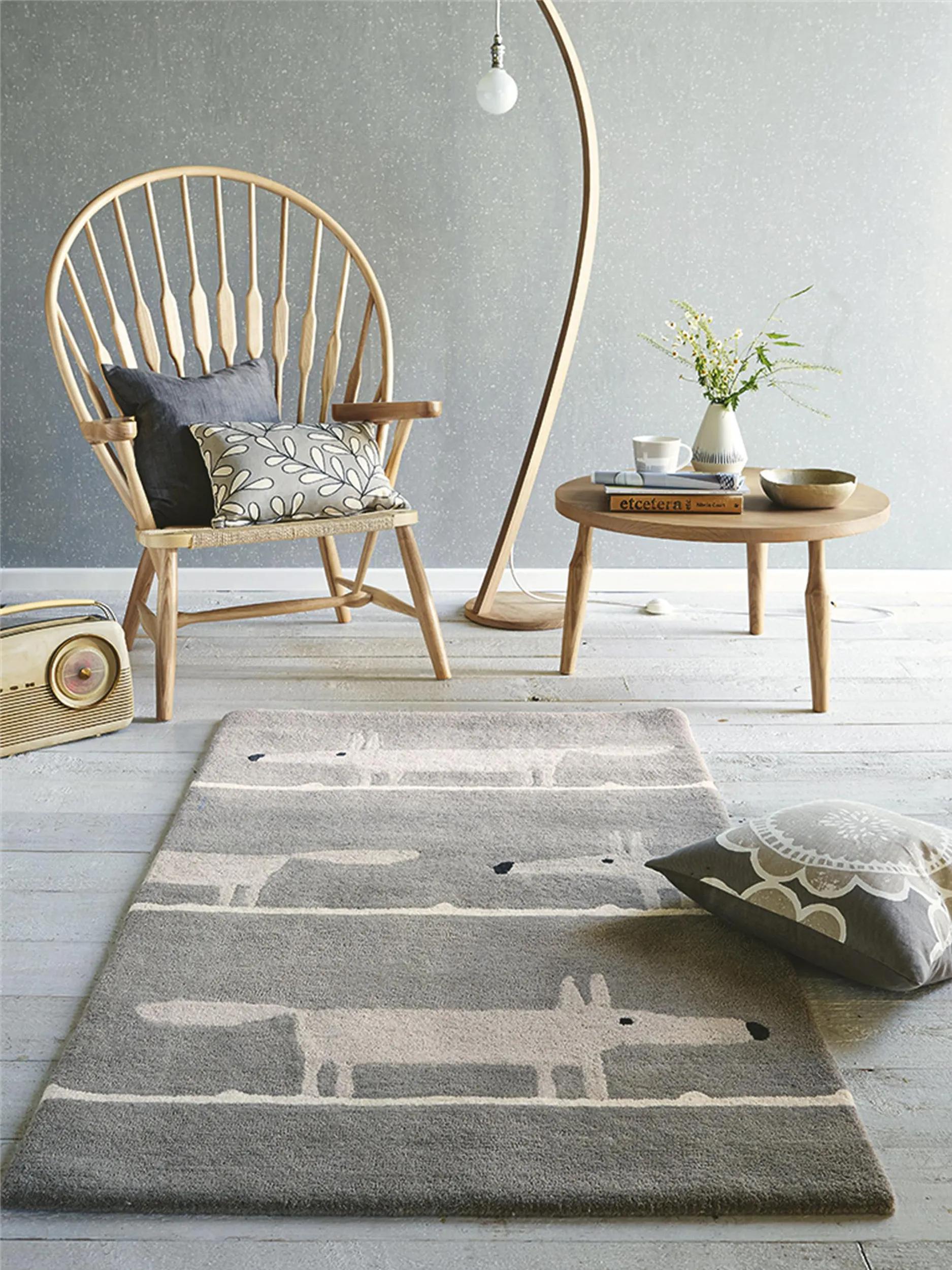 Wool Rug Mr. Fox Grey