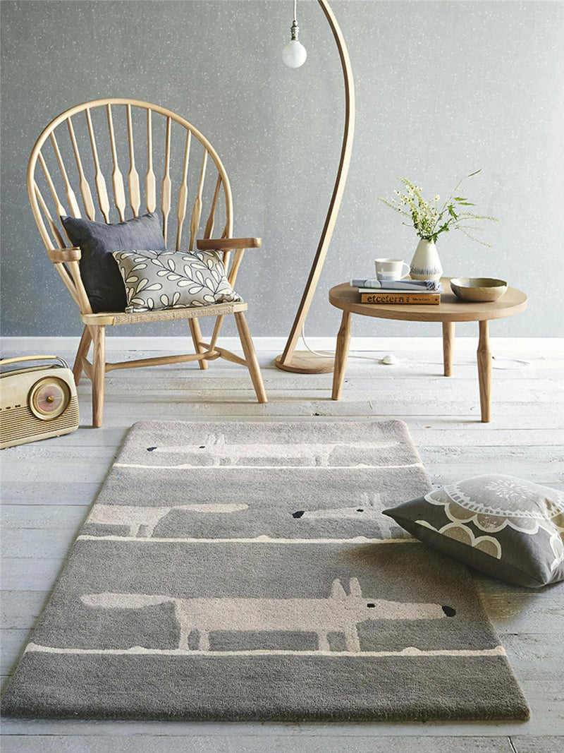 Wool Rug Mr. Fox Grey