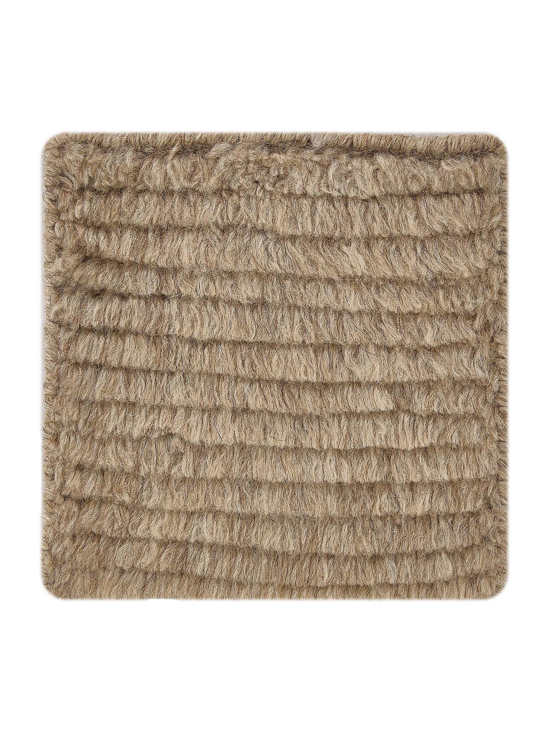 Wollteppich Leon Beige
