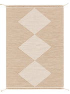 Tapis en laine Nahla beige