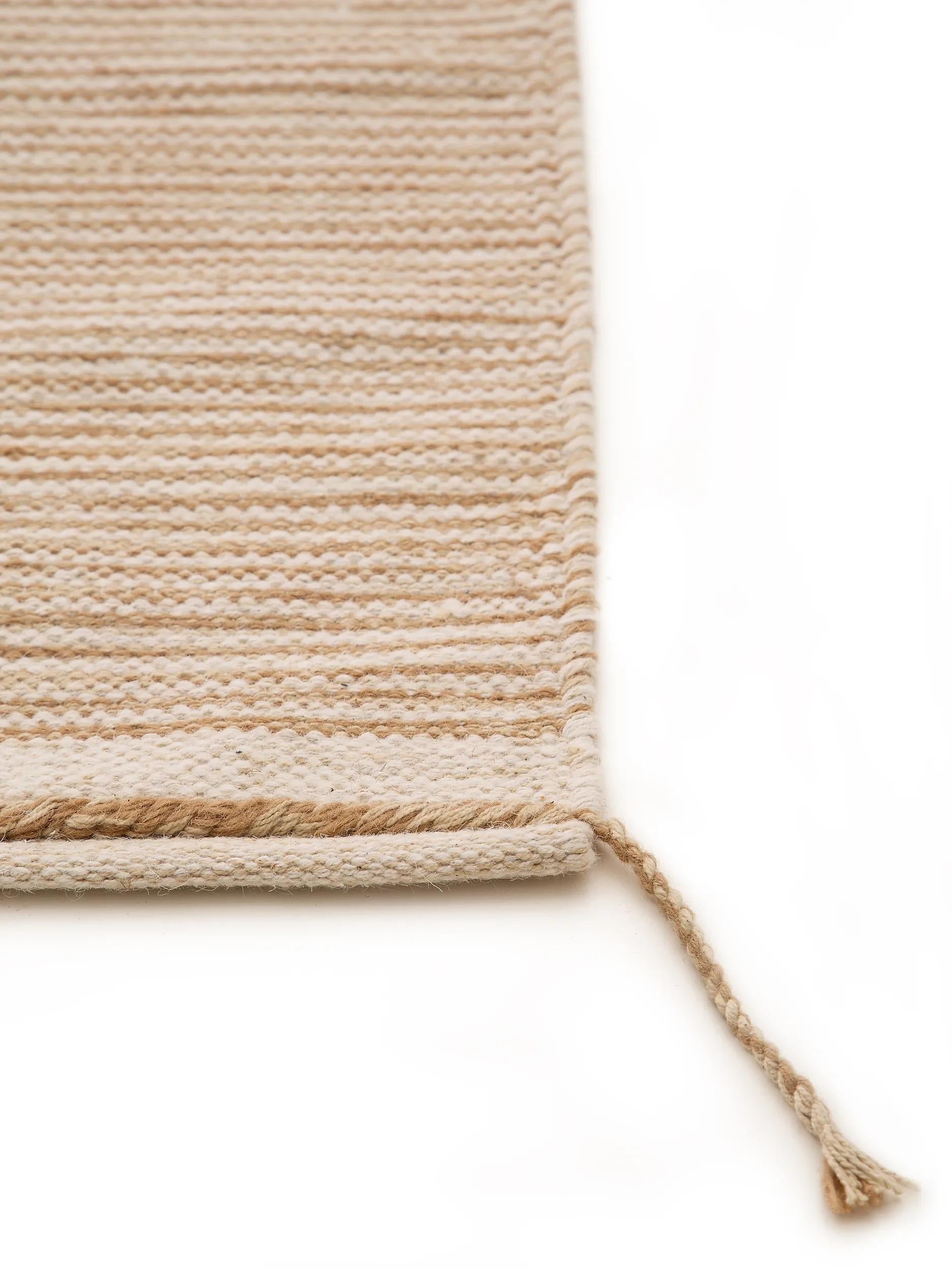 Tapis en laine Nahla beige