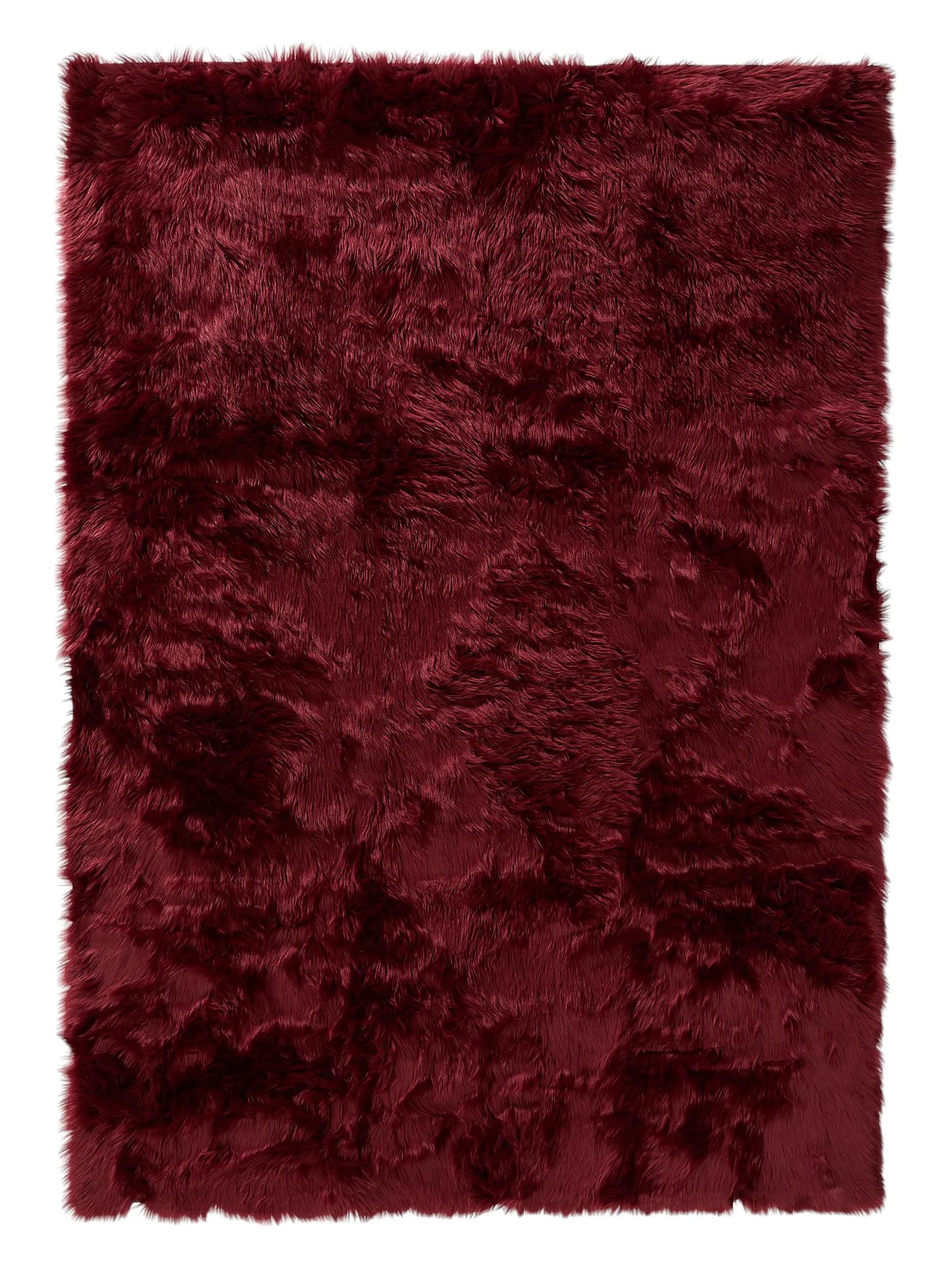 Tapis Shaggy Lavable Nanuk Bordeaux