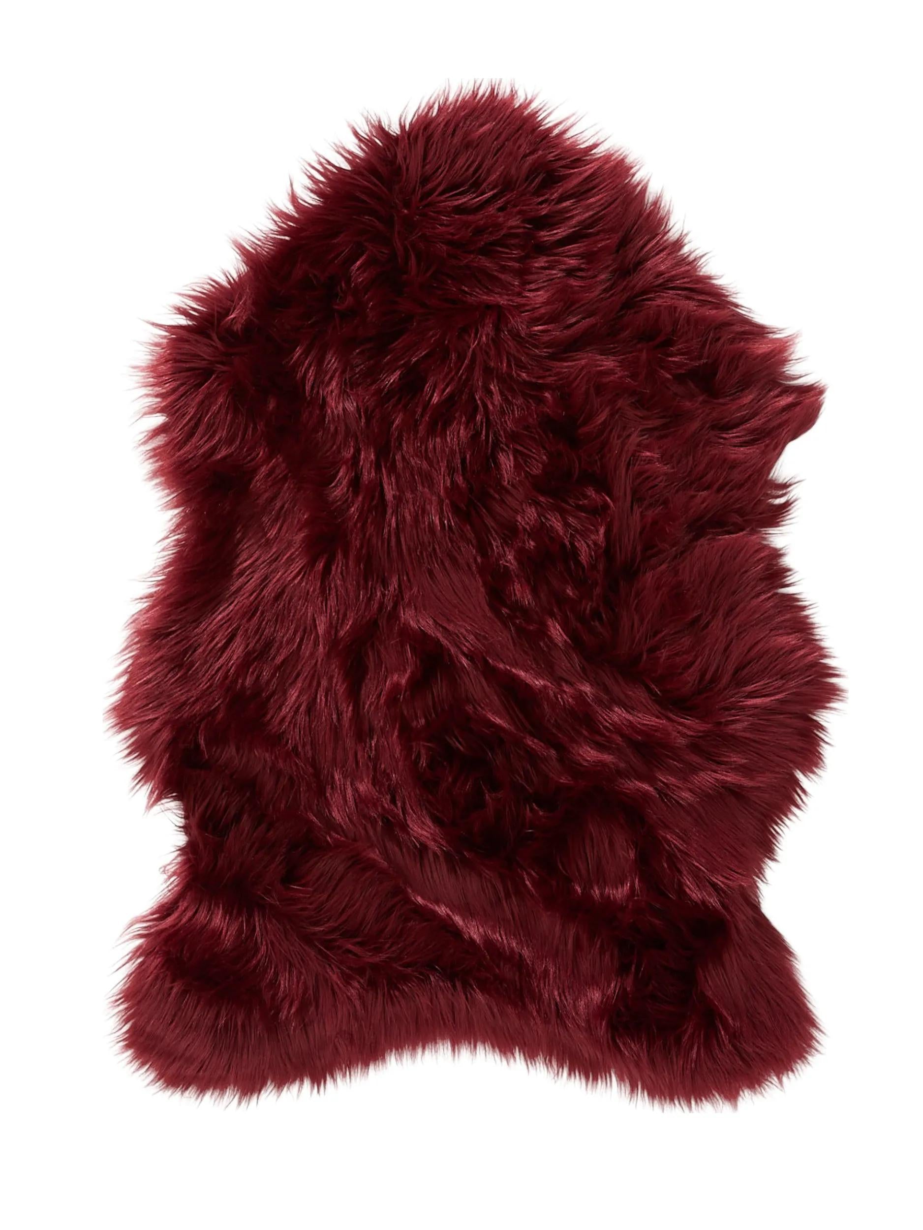 Tapis Shaggy Lavable Nanuk Bordeaux
