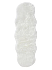 Washable Shaggy Rug Nanuk White