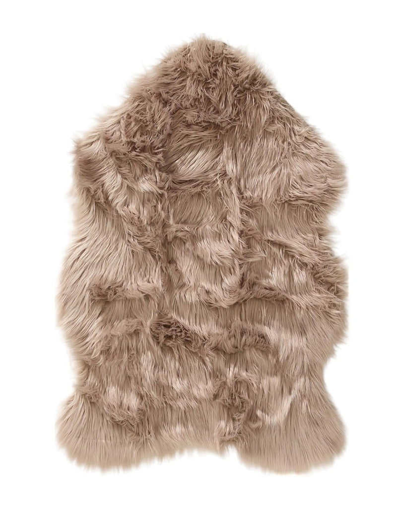 Washable Shaggy Rug Nanuk Beige