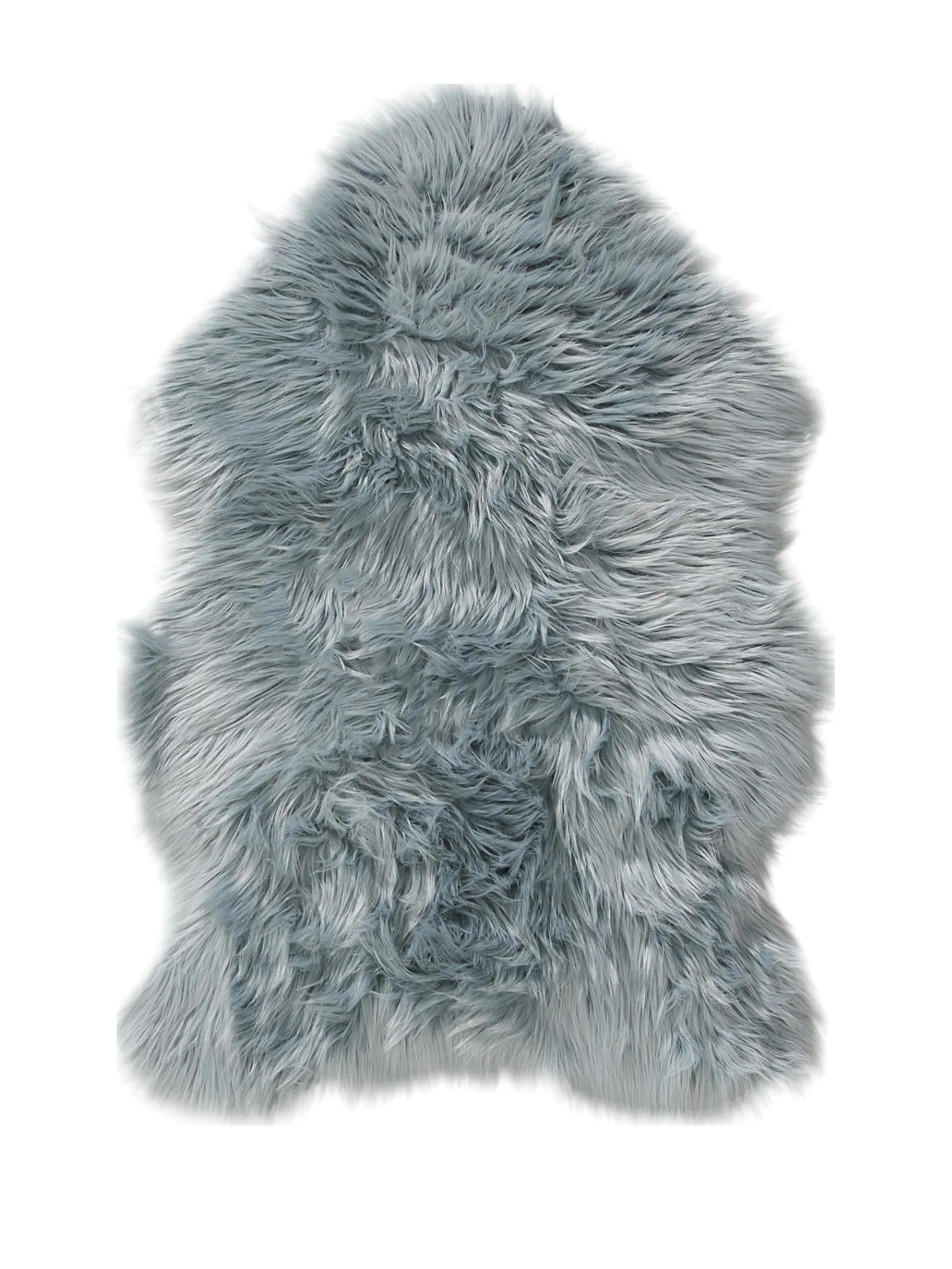 Washable Shaggy Rug Nanuk Blue