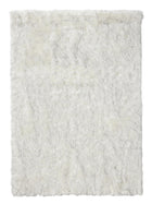 Washable Shaggy Rug Nanuk Black/White