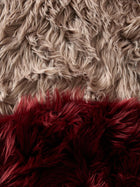 Washable Shaggy Rug Nanuk Bordeaux