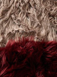 Washable Shaggy Rug Nanuk Bordeaux
