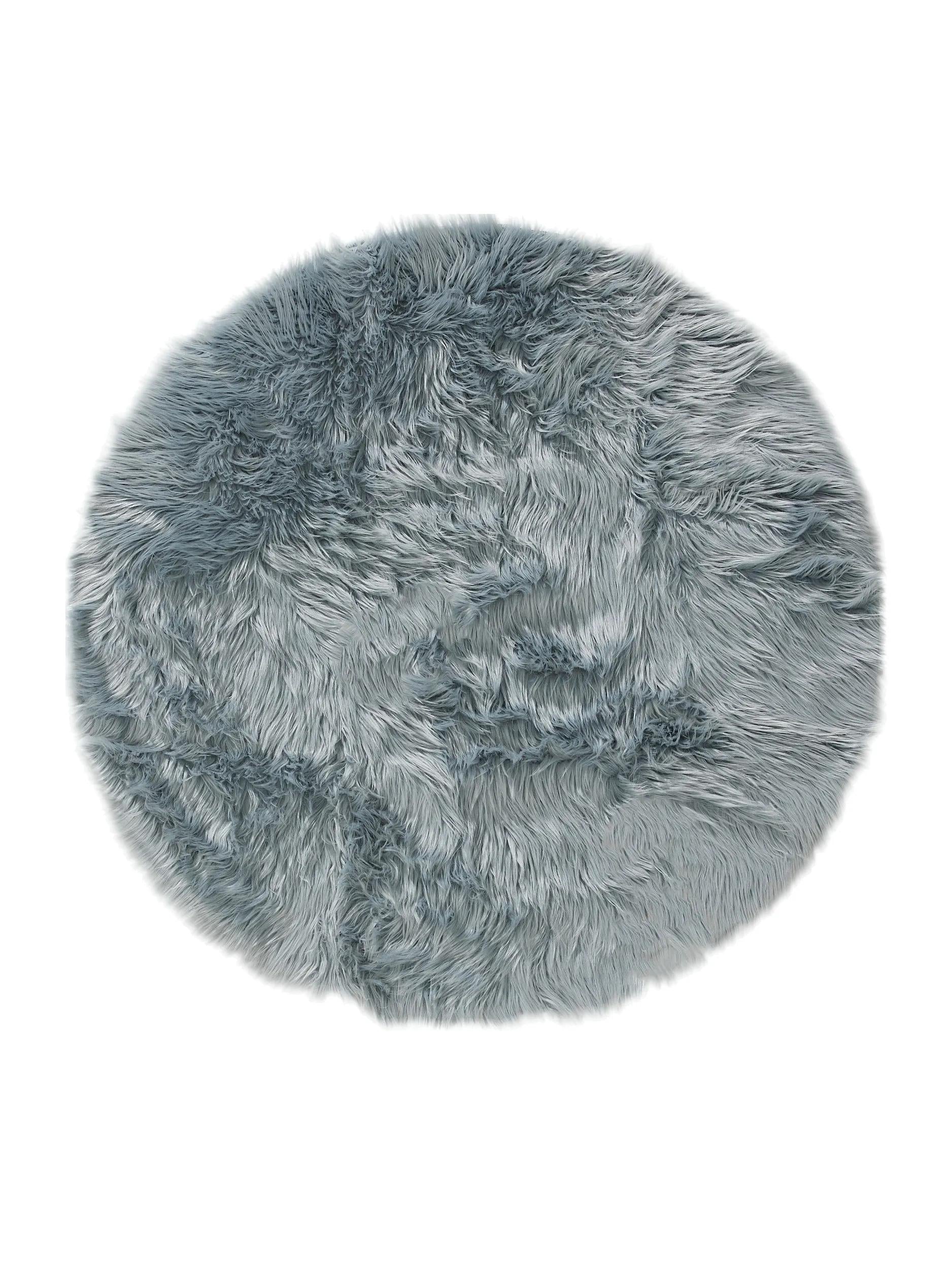 Washable Shaggy Rug Nanuk Blue