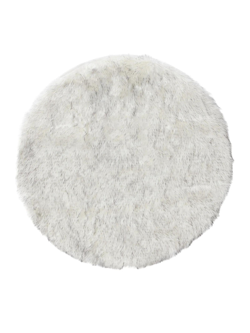 Washable Shaggy Rug Nanuk Black/White