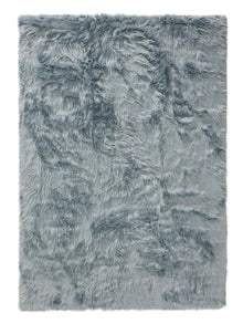 Washable Shaggy Rug Nanuk Blue