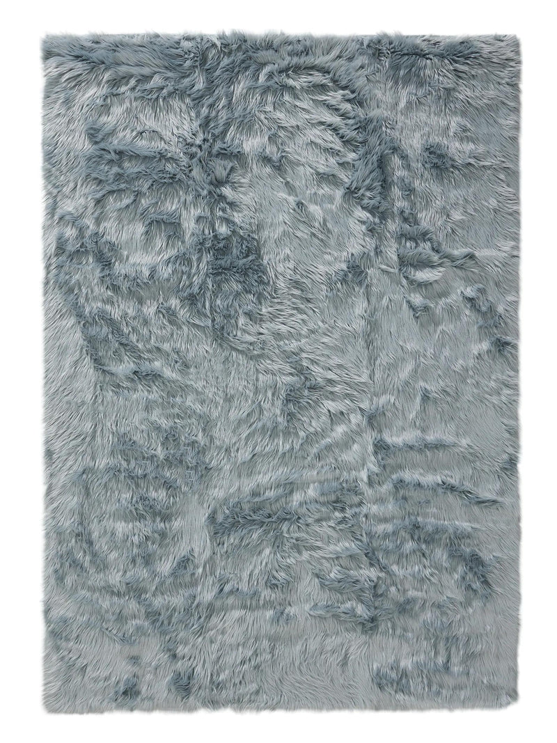 Washable Shaggy Rug Nanuk Blue