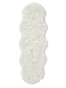 Washable Shaggy Rug Nanuk Black/White