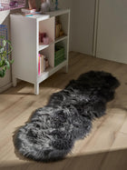 Washable Shaggy Rug Nanuk Charcoal