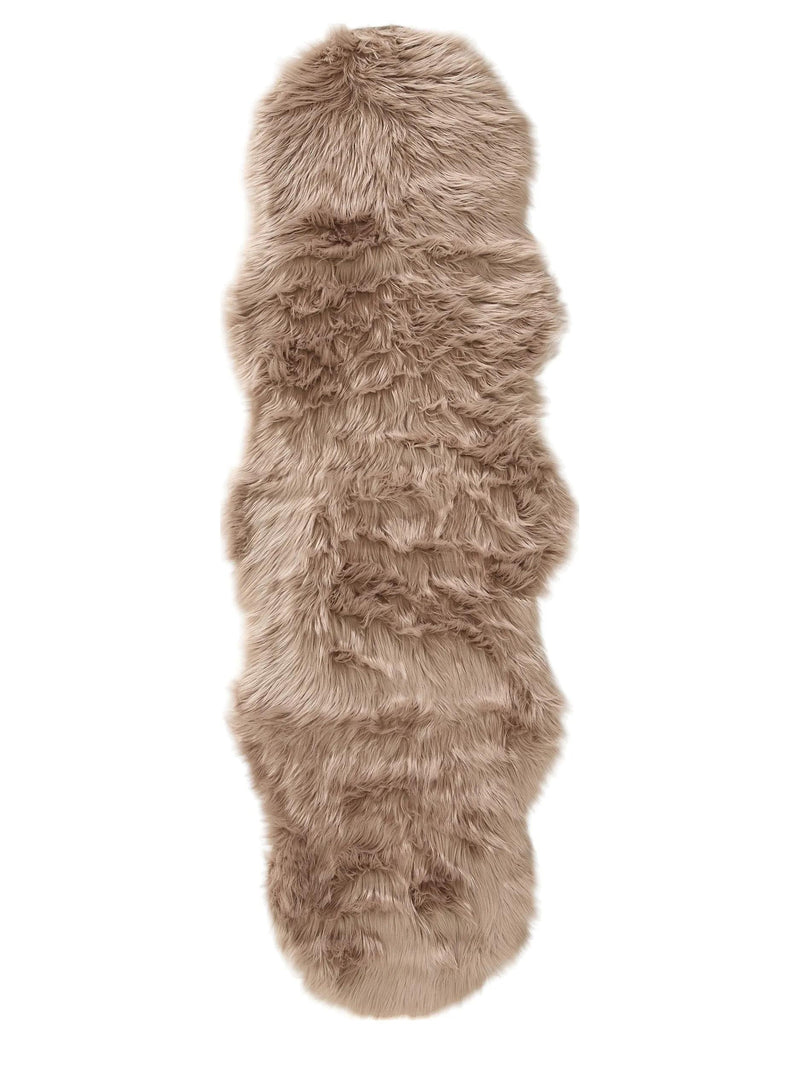 Washable Shaggy Rug Nanuk Beige